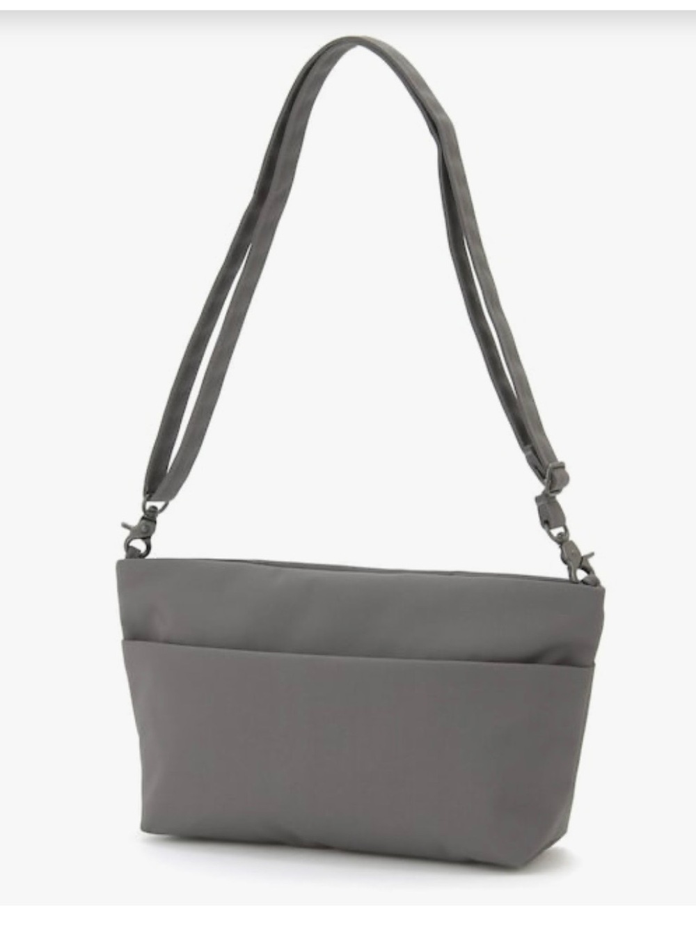 MUJI Gray Crossbody Shoulder Bag